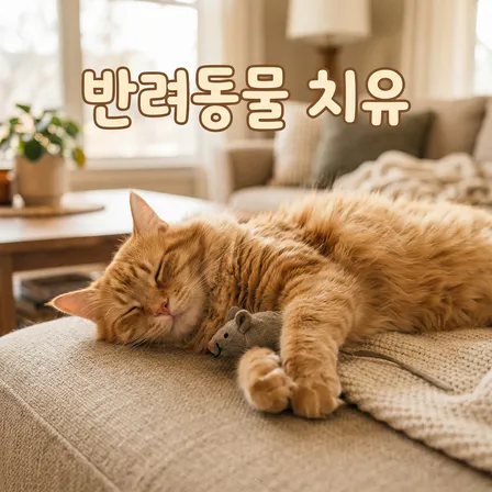 매일 반려동물 치유 - 4가지 소셜 미디어 이미지