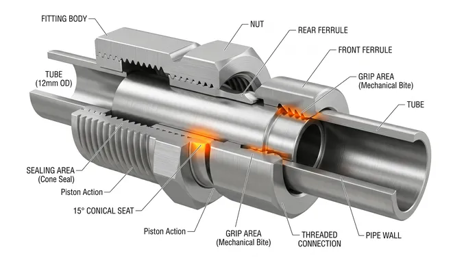 三重密封机制解剖图