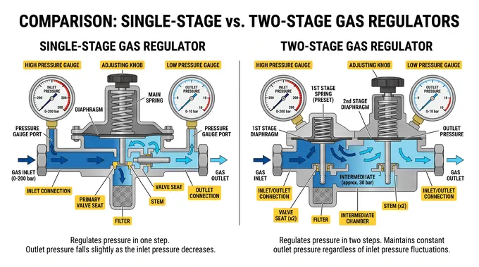 减压器结构对比