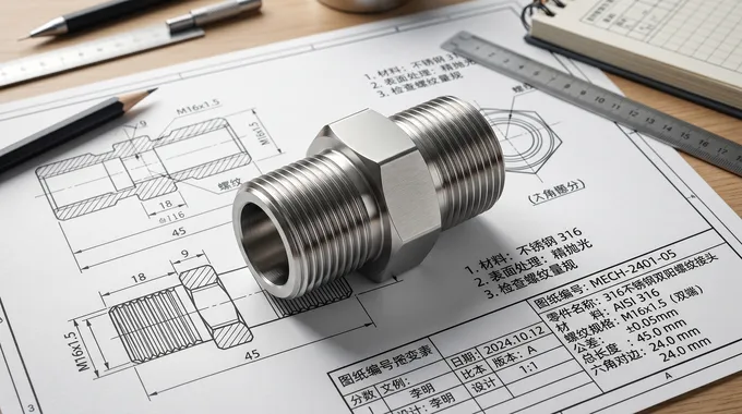 316 Stainless Steel Double Male Connector